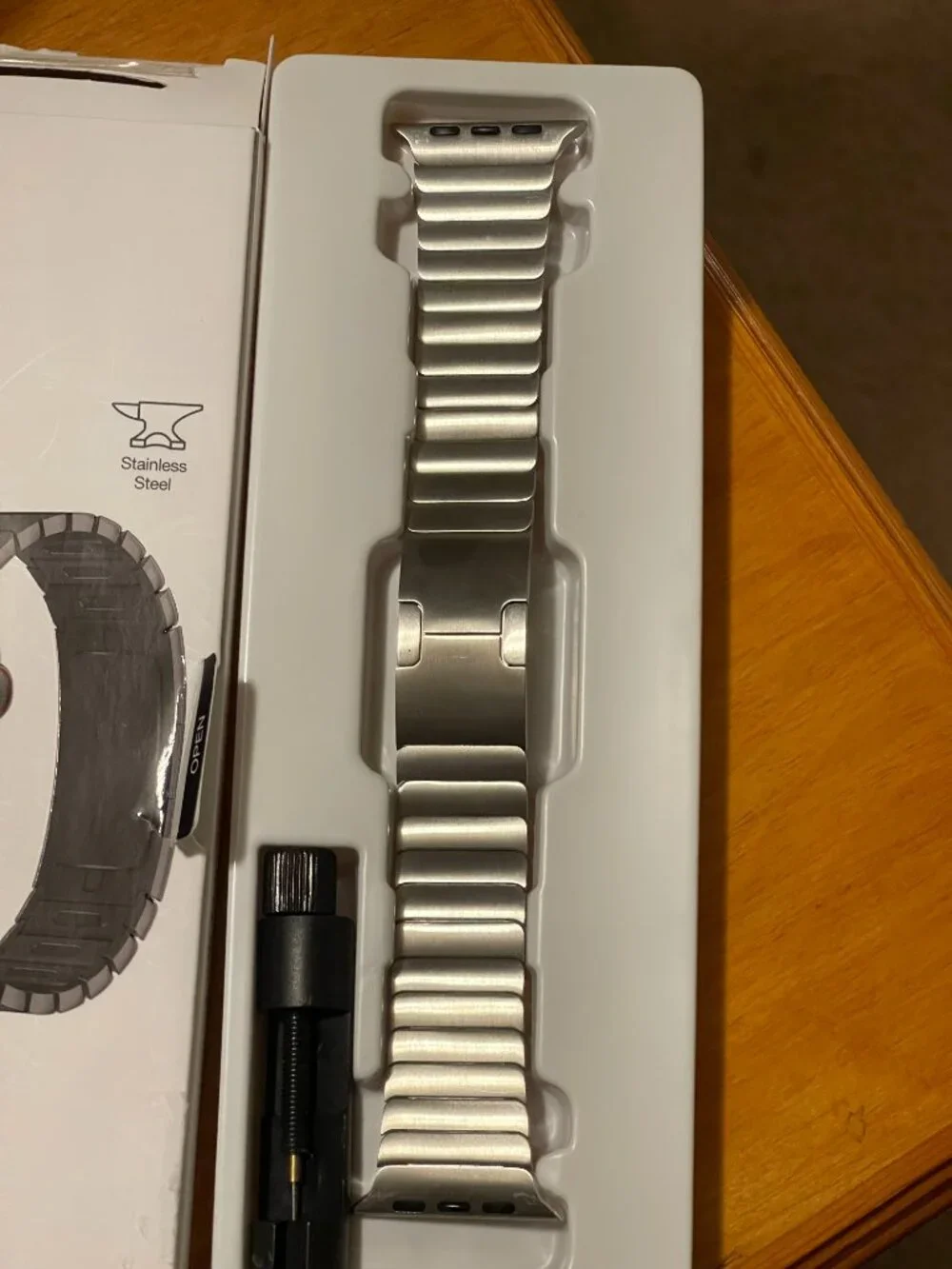 Stainless Steel Watch Band for Apple Watch (Series 1 - 6)